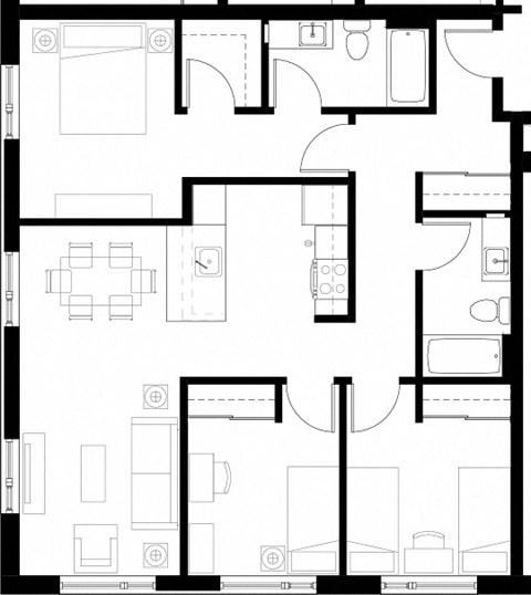 1650 NW 13th Ave Studio-3 Beds Apartment, Affordable for Rent - Photo Gallery 33